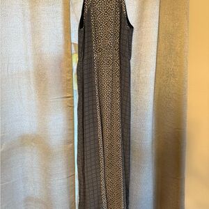 Skies Are Blue Blue and White Spaghetti Strap Maxi Sundress